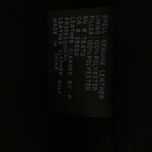 Kenneth Cole Black Leather Jacket Men S - Picture 5 of 5